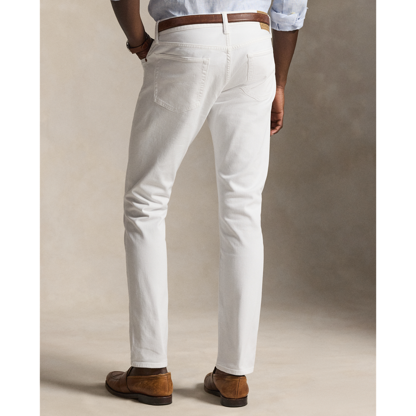 Мужские джинсы Polo Ralph Lauren Sullivan Slim Garment-Dyed Stretch, цвет: Hillstone Ceramic — фото 3
