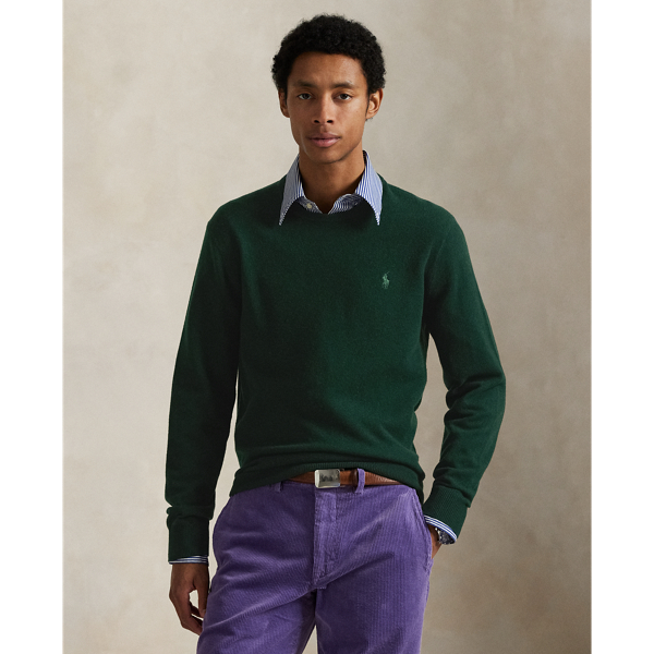 Pull col rond en laine 