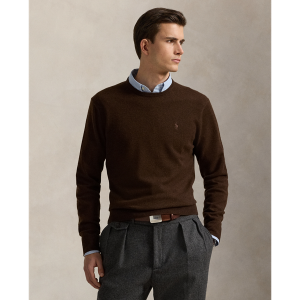 Pull col rond en laine 