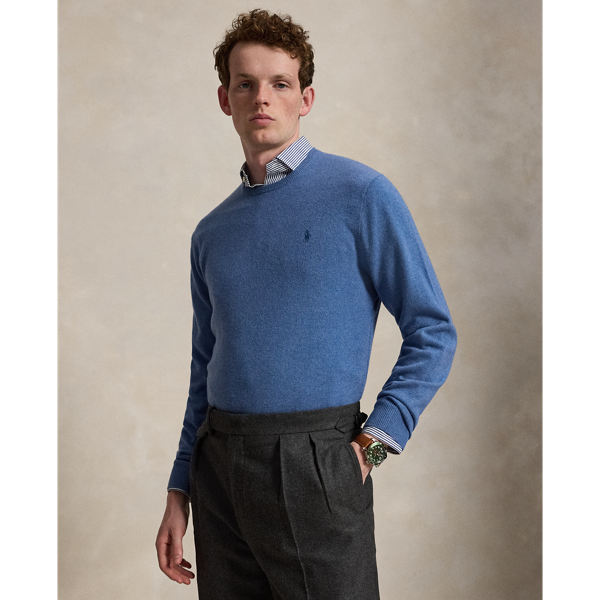 Pull col rond en laine 