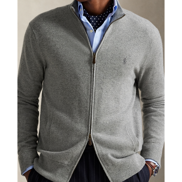 Wool Full-Zip Jumper