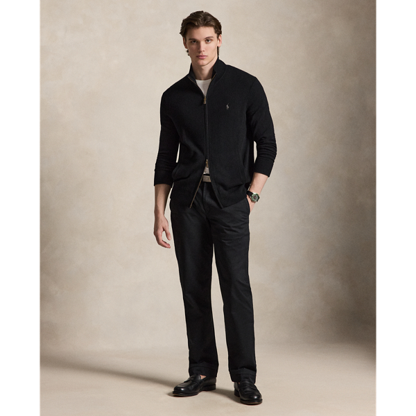 Polo Ralph Lauren 울 풀 지퍼 스웨터 폴로 블랙 4