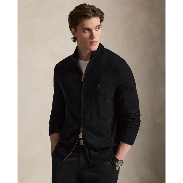 Polo Ralph Lauren 울 풀 지퍼 스웨터 폴로 블랙 1