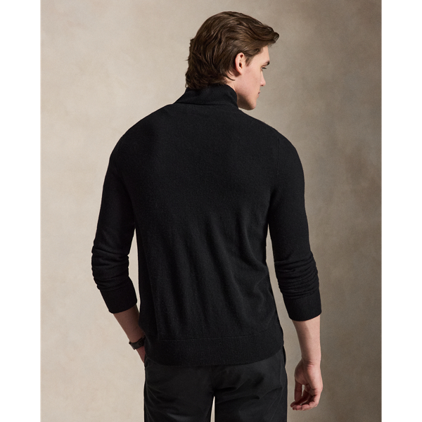 Polo Ralph Lauren 울 풀 지퍼 스웨터 폴로 블랙 5