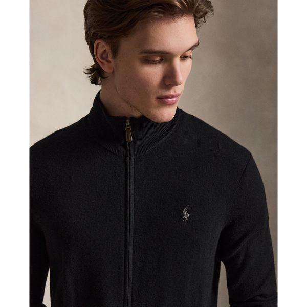 Polo Ralph Lauren 울 풀 지퍼 스웨터 폴로 블랙 6