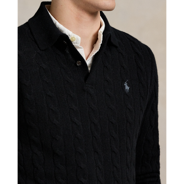 Cable-Knit Wool-Cashmere Sweater