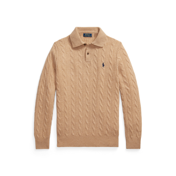 Cable-Knit Wool-Cashmere Sweater