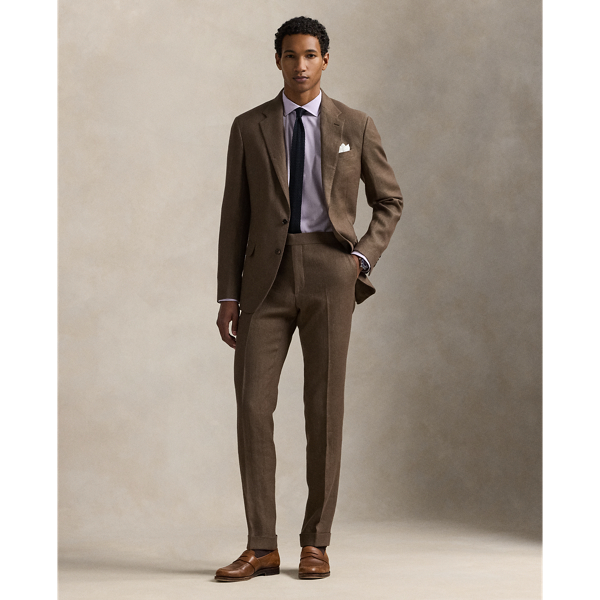 Custom-Fit Karo-Popelinehemd Polo Ralph Lauren in Zartlila/Weiß 4