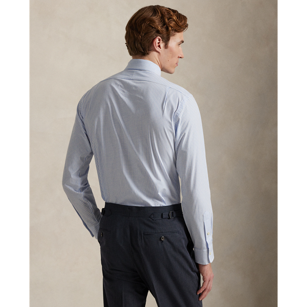 Camisa de popelina el&aacute;stica Custom Fit Polo Ralph Lauren en Blanco Harbor Island 5