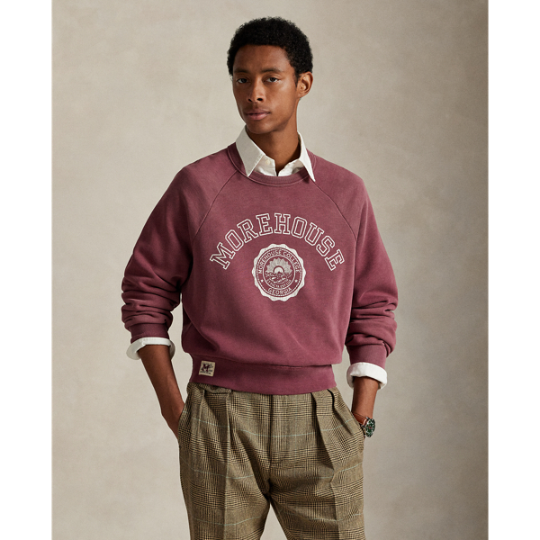 ローレンラルフローレン ビーデッドクレスト フリース スウェットシャツ 現行 Morehouse カレッジ クレスト スウェットシャツ | ラルフ