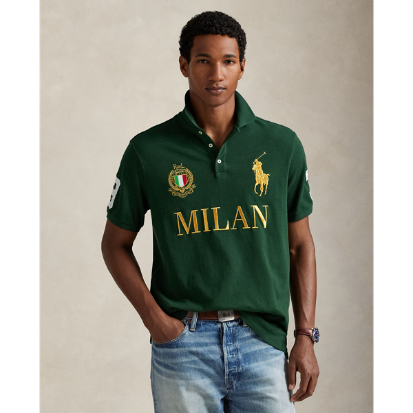 【XL】POLO RALPH LAUREN MILAN 5 ポロシャツ Classic Fit Milan Mesh Polo Shirt