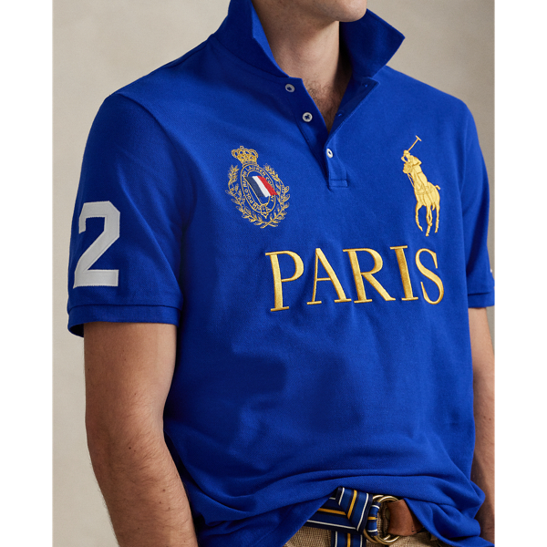 Classic Fit Paris Mesh Polo Shirt