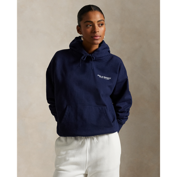 新品 POLO RALPH LAUREN ポロラルフローレン フリースフーディ ポロ ラルフ ローレン】リラックスド フィット ロゴ フリース フーディ