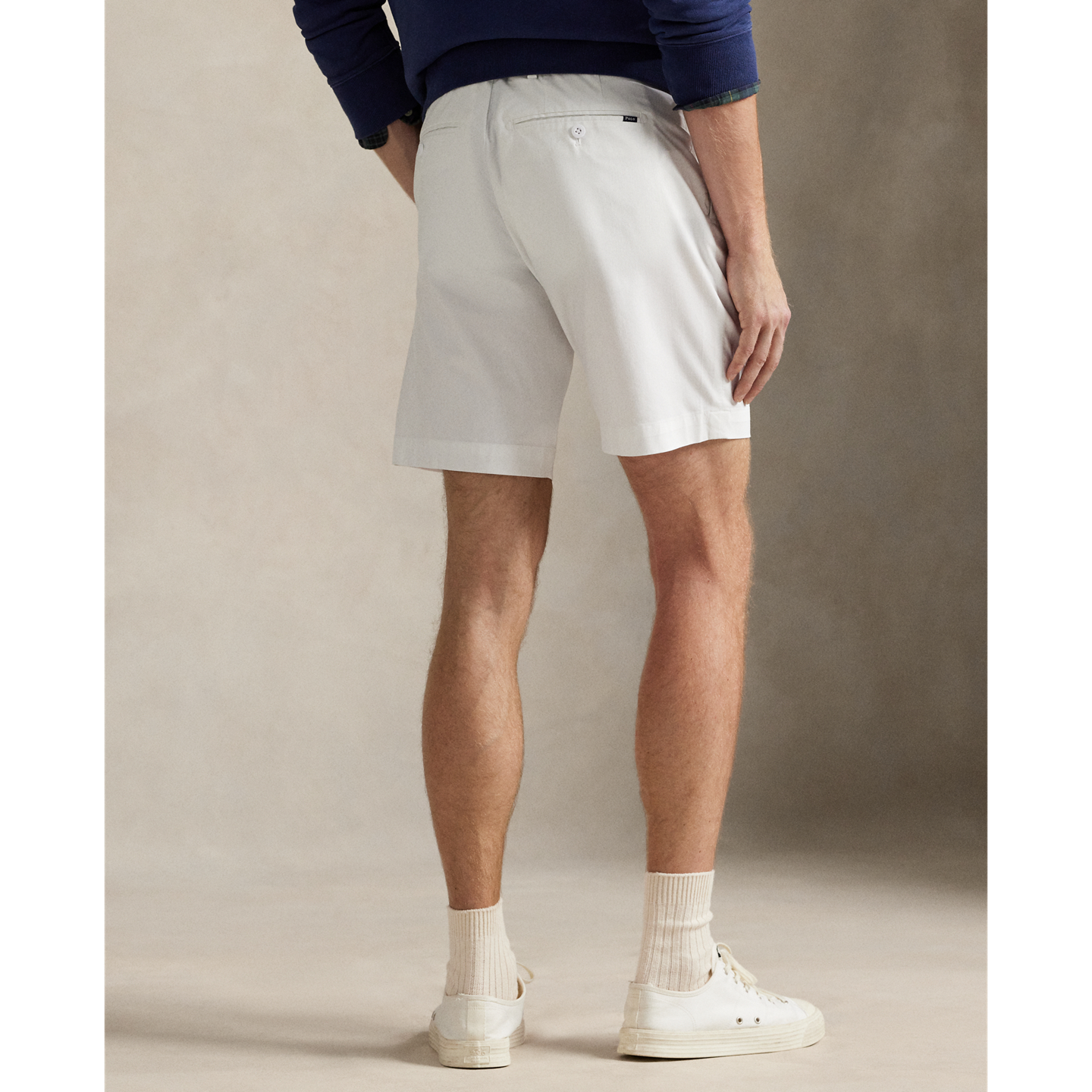 Шорты Ralph Lauren 9-Inch Tailored Fit Performance Short, цвет: Белый — фото 2