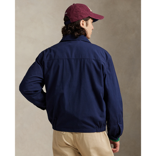 Segeltuchjacke mit Wappendruck