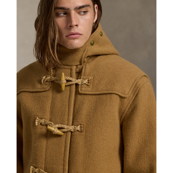 Wool Twill Toggle Coat