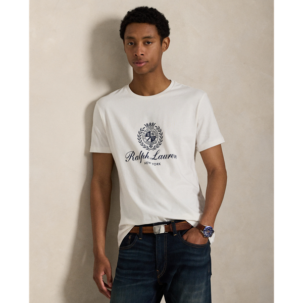 ★POLO RALPH LAUREN★Crest Logo T-Shirt Tシャツ関税込★ Standard Fit Polo Crest Jersey T-Shirt for Men | Ralph