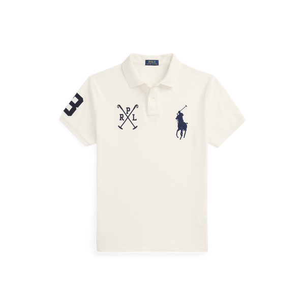 Polo Big Pony en piqué Custom Slim Fit
