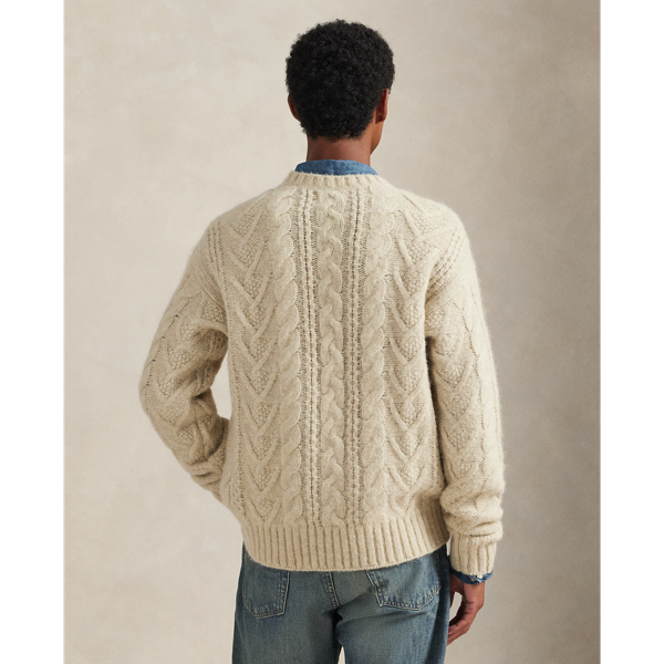 Aran-Knit Sweater