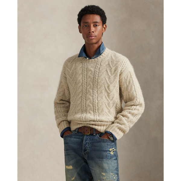 Aran-Knit Sweater