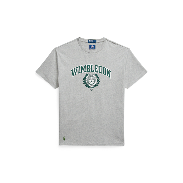 注目コラボ★Wimbledon【Polo Ralph Lauren】ロゴ Tシャツ 半袖 Wimbledon Classic Fit Logo T-Shirt for Men | Ralph Lauren® IN