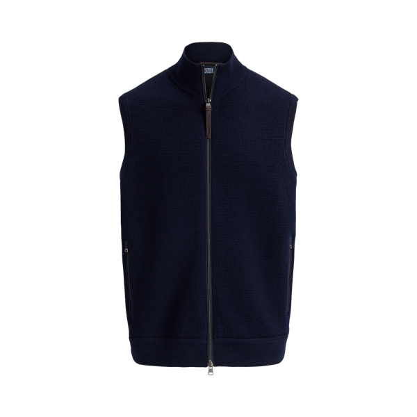 Hybrid Full-Zip Sweater Vest