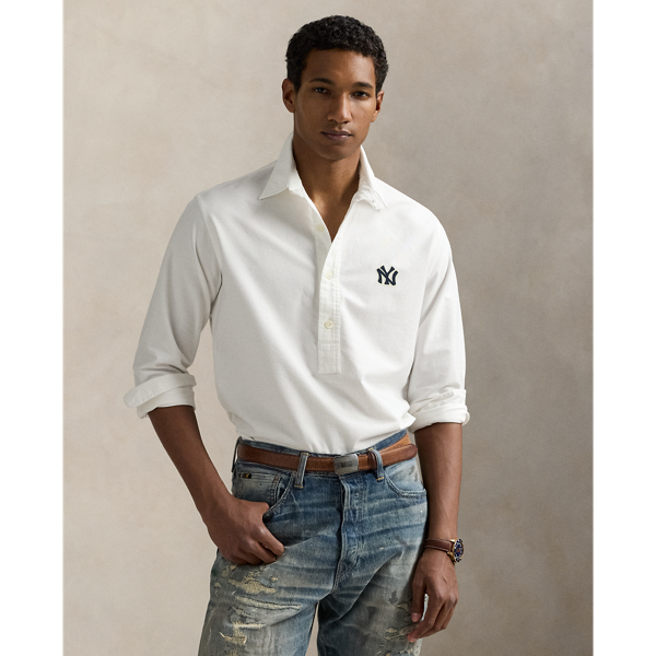 POLO by Ralph Lauren ヤンキース　オックスフォードシャツ　M POLO by Ralph Lauren ヤンキース オックスフォードシャツ M