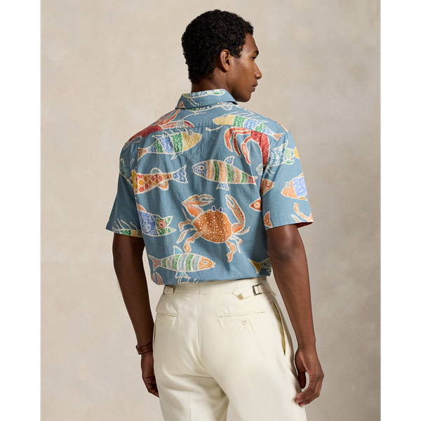 Polo Ralph Lauren Oak Bluffs ポップオーバー シャツ コーラル グローブ 5