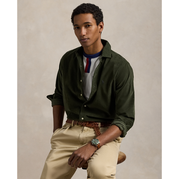 POLO RALPH LAUREN クラシック フィット ニット コーデュロイ クラシック フィット ニット コーデュロイ ポロシャツ | ポロ ラルフ