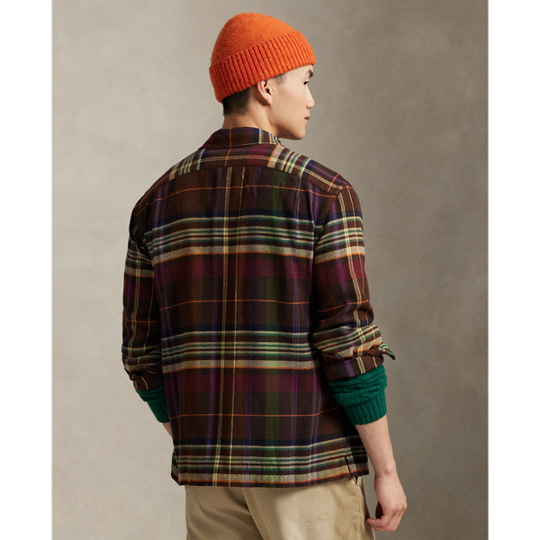 Karierte Hemdjacke aus Flanell