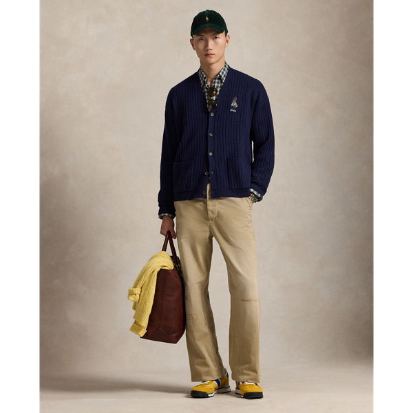 ラルフローレン　ラグビー　カーディガン　Mサイズ　ブルドッグ　RALPH ラルフローレン ラグビー カーディガン Mサイズ ブルドッグ RALPH