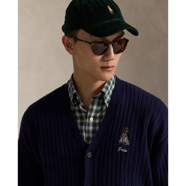 Big-Fit Wollstrickjacke mit Stickerei Polo Ralph Lauren in Jäger-Navy 6