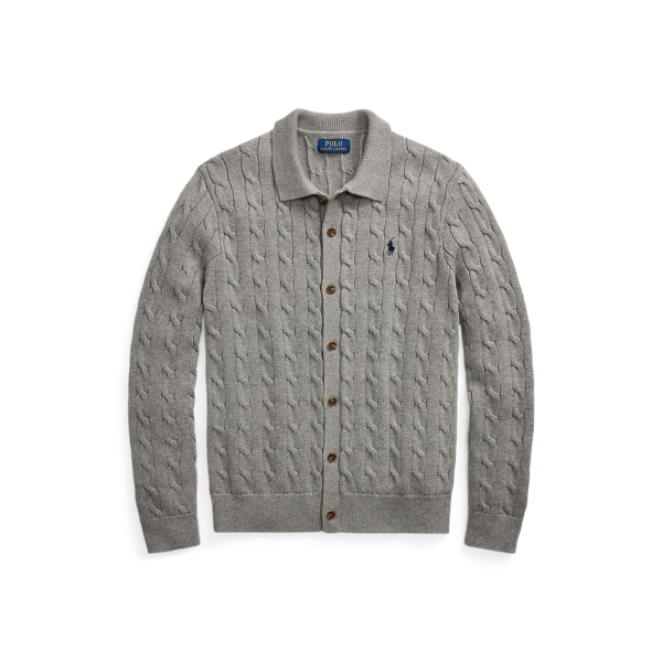 Cable-Knit Cotton Sweater