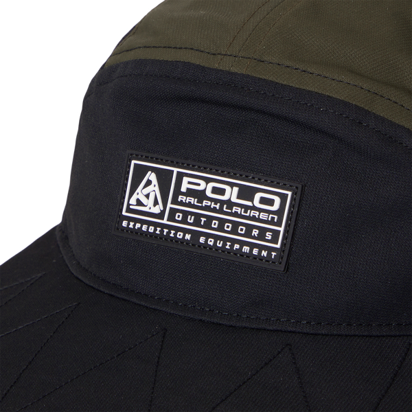Color-Blocked Mesh-Paneled Cap