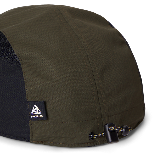 Color-Blocked Mesh-Paneled Cap