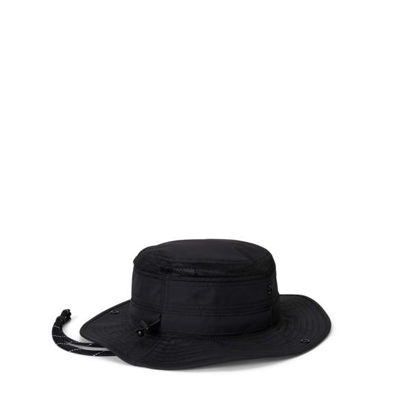 Mesh-Panelled Utility Bucket Hat