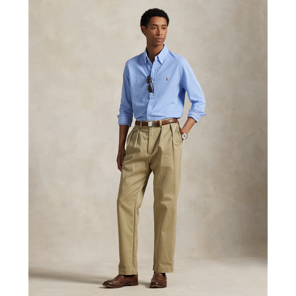 Baumwollpiqué-Oxfordhemd