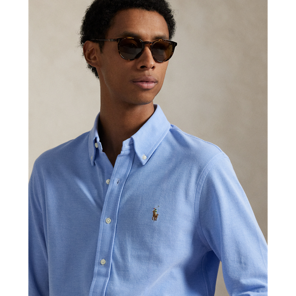 Baumwollpiqué-Oxfordhemd