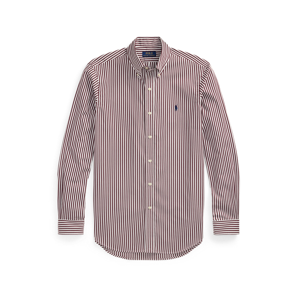 Polo Ralph Lauren 클래식핏 스트라이프 포플린 셔츠 클래식 와인 화이트 2