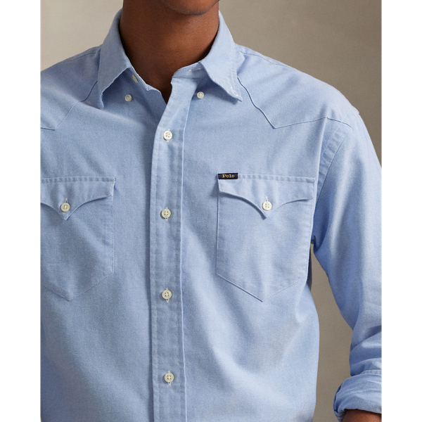 Classic Fit Western Oxford Shirt
