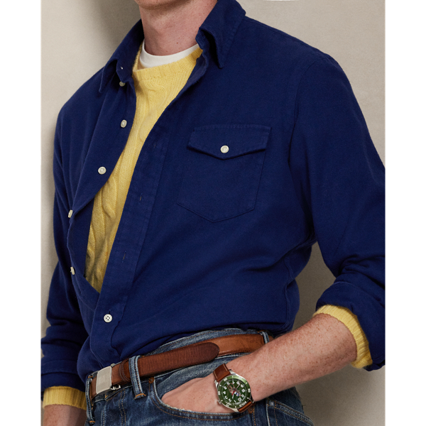 Classic Fit Brushed Twill Shirt