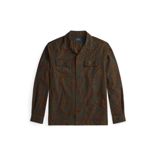 ペイズリープリント オックスフォード オーバーシャツ | ラルフ