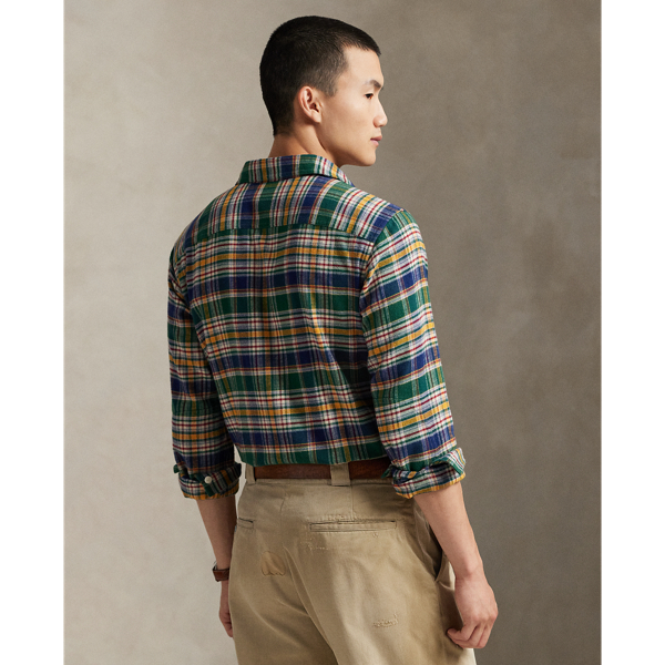 クラシック フィット チェック フランネル ワークシャツ