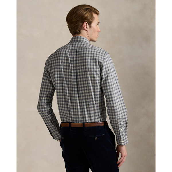 Classic Fit Plaid Twill Shirt