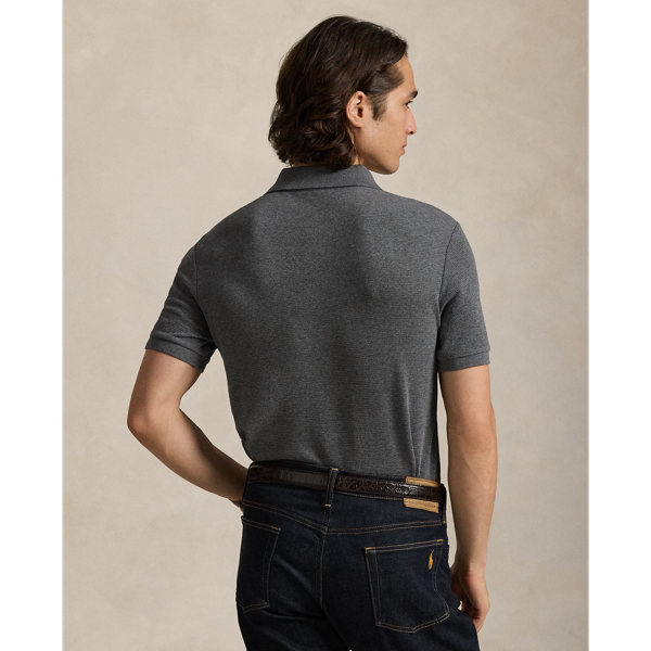 Standard-Fit Poloshirt mit Struktur
