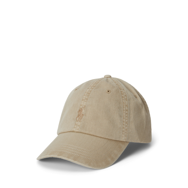 Casquette de baseball teinte en pi&egrave;ce Polo Ralph Lauren en 1