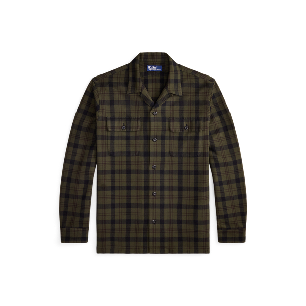 Tシャツ・カットソー Ralph Lauren Classic-fit plaid knit flannel workshirt Classic Fit Plaid Flannel Workshirt