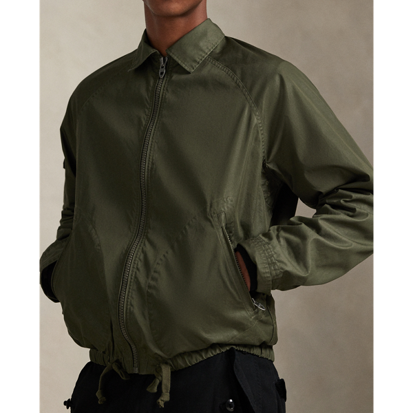 Cotton-Blend Coach's Jacket