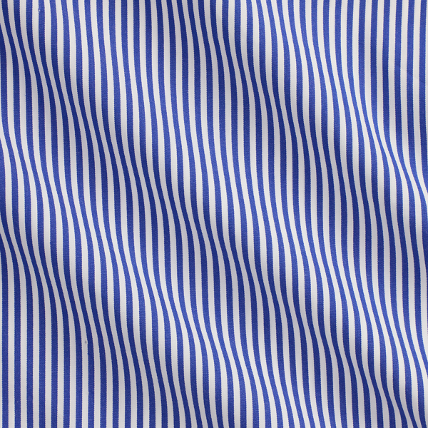 Classic Fit Striped Poplin Shirt