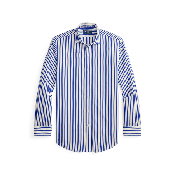 Polo Ralph Lauren 클래식핏 스트라이프 포플린 셔츠 블루/화이트 2